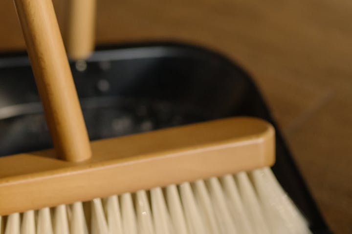 cleaning with a busy schedule