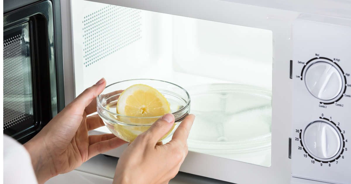 How to clean your microwave